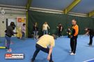 Schüler:innen beim Tennis