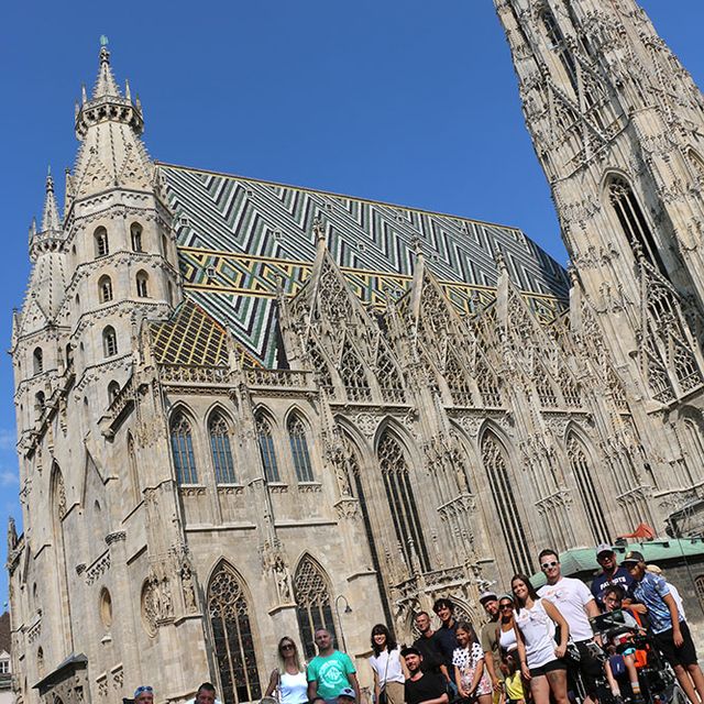 070 - Gar nicht so leicht, den riesigen Dom und unsere Gruppe auf ein Bild zu bekommen!