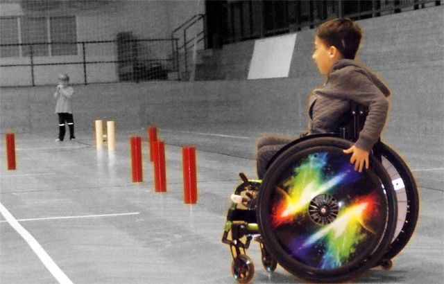 Leon im Parcours