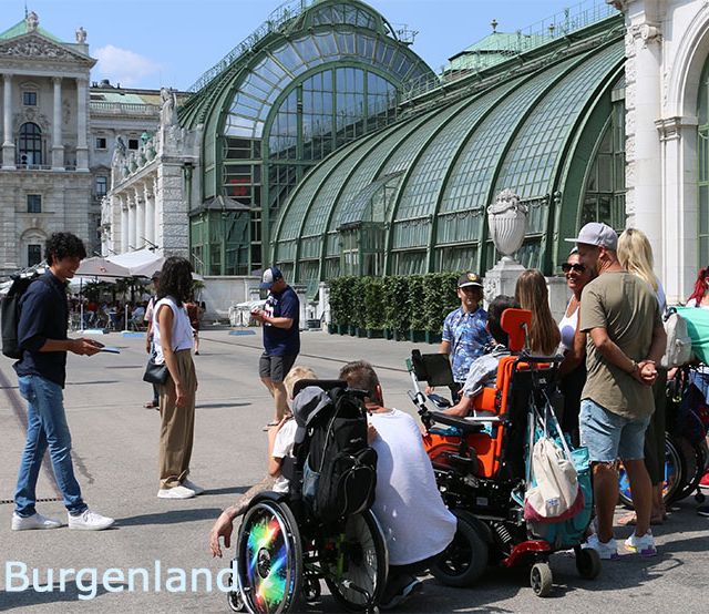 017 - im Burggarten, vor dem Palmenhaus