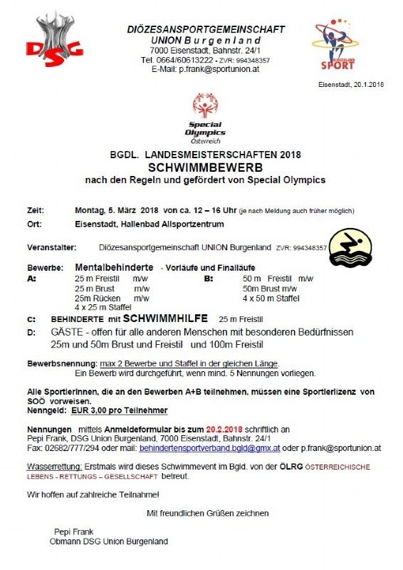 Ausschreibung