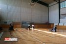 Schüler:innen beim E-Rolli-Fußball