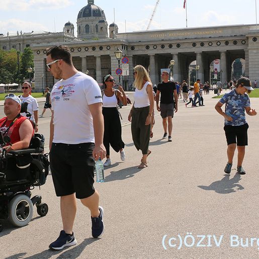 041 - der Weg über den Heldenplatz ist sonnig und heiss