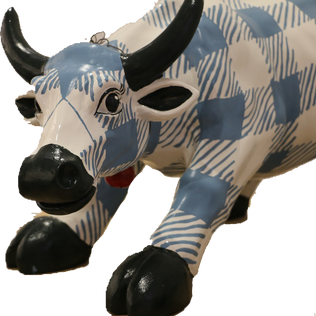 Kuh-Maskottchen