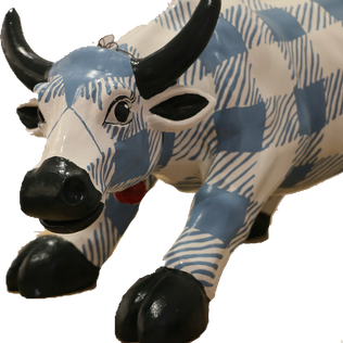 Kuh-Maskottchen