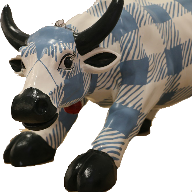 Kuh-Maskottchen