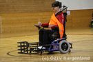 E-Rolli Fahrer Großaufnahme